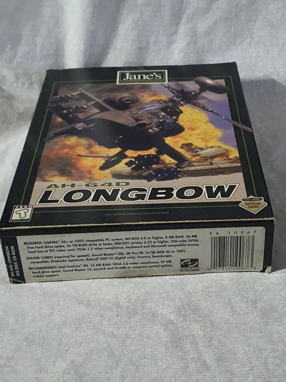 Jane's AH-64D Longbow Limited Ed. Big Box PC 1997 Complete CD ROM Classics